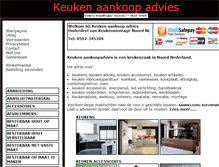 Tablet Screenshot of keukenaankoopadvies.nl